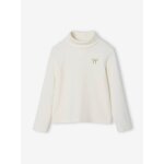 Sous - pull en maille polaire fille cru