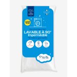Sous taie d'oreiller imperm�able peut bouillir 90�c blanc
