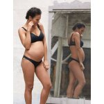 Soutien - gorge de grossesse et d'allaitement serena cache cur sans armatures noir