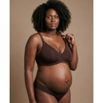 Soutien gorge de maternit� et allaitement invisible skin chocolat