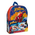 Spider - man jeux de voyage avec jeux de plateau, cartes et sac � dos multicolore