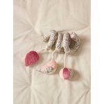 Spirale d'activits en velours et tissu liberty lib godington park