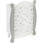 Stars - armoire � poup�es blanc et gris