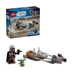 Star wars le speeder bike du mandalorien et grogu 75436 multicolore