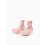 Steppies chaussettes - pantoufles À rayures rose clair Steppies chaussettes - pantoufles À rayures rose clair