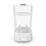 St�rilisateur sanvo 3 en 1 avec s�chage, mode conservation 72 h et capacit� jusqu � 5 biberons blanc