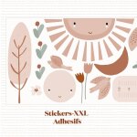 Stickers decor xxl paloma multicolore