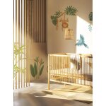 Stickers fleurs oiseau du paradis yutsuni vert