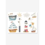 Sticker mural - sailors bay - multicolore