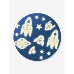 Stickers phosphorescents mission espace - transparent