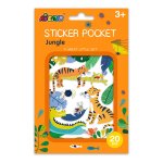 Sticker pocket - jungle multicolor