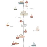 Sticker toise l'oc�an multicolore - bateaux