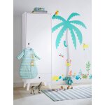 Stickers xl tropical multicolore