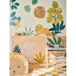 Sticker xxl new jungle vert imprim�