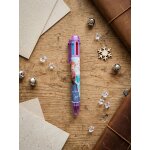 Stylo 6 couleurs la reine des neiges multicolore