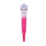 Stylo À encre gel antistress - squeezies rose Stylo À encre gel antistress - squeezies rose