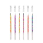 Stylos gel paillet�s et parfum�s tutti frutti set de 6 couleurs magiques multicolor