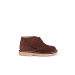 Su�de desert boots bottines chukka � scratch pour enfants marron