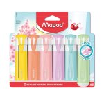 Surligneurs fluo peps pastel multicolore