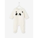 Surpyjama animal bb naissance en peluche ivoire