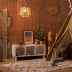 Suspension en corde de papier tress�e - jily multicolore