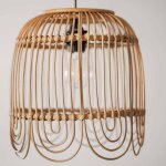 Suspension rotin naturel 25cm - june naturel