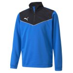Sweat 1 / 4 de zip gar�on indrise bleu