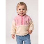 Sweat b�b� fille manches longues rose
