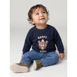 Sweat b�b� manches longues marine