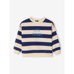 Sweat b�b� manches longues ray�s ray� marine
