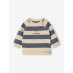 Sweat b�b� en molleton bleu gris�