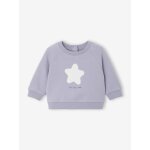 Sweat b�b� ouverture dos bleu ciel