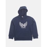 Sweat � capuche bleu fonc�
