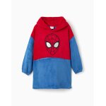 Sweat � capuche convertibible en polaire corail avec spider - man rouge