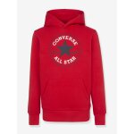 Sweat capuche core rouge