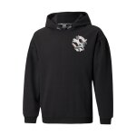 Sweat À capuche coton alpha noir Sweat À capuche coton alpha noir