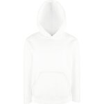 Sweat  capuche coton premium blanc