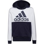 Sweat À capuche coton blanc / bleu marine Sweat À capuche coton blanc / bleu marine