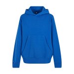 Sweat  capuche coton bleu roi