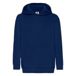 Sweat � capuche coton classic bleu marine