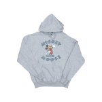 Sweat  capuche coton disney gris chin