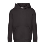 Sweat  capuche coton premium noir