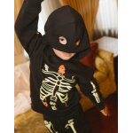 Sweat À capuche en coton peigné qui brille dans le noir - halloween noir Sweat À capuche en coton peigné qui brille dans le noir - halloween noir