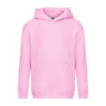 Sweat  capuche coton premium rose clair