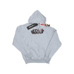 Sweat À capuche coton star wars the last jedi gris chiné Sweat À capuche coton star wars the last jedi gris chiné