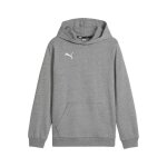 Sweat  capuche coton team goal casuals gris / argent