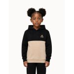 Sweat � capuche en double face colorblock noel black
