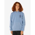 Sweat � capuche gar�on bleu gris�