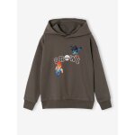 Sweat � capuche gar�on brawl stars gris souris