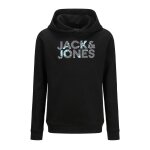 Sweat � capuche gar�on corp splash noir